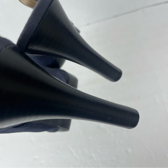 Jessica Simpson blue shimmer open-toe sling back heels-Woman’s 7.5 - Picture 9 of 13